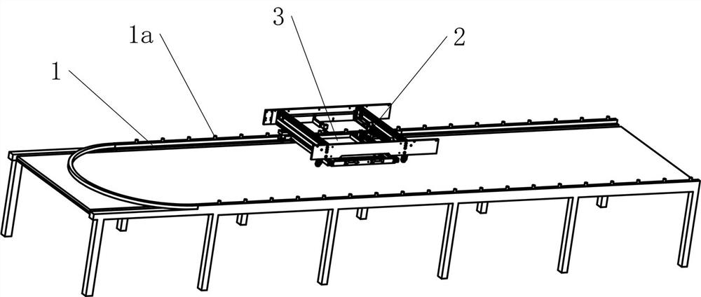 Screen frame positioning system suitable for treadmill printing machine