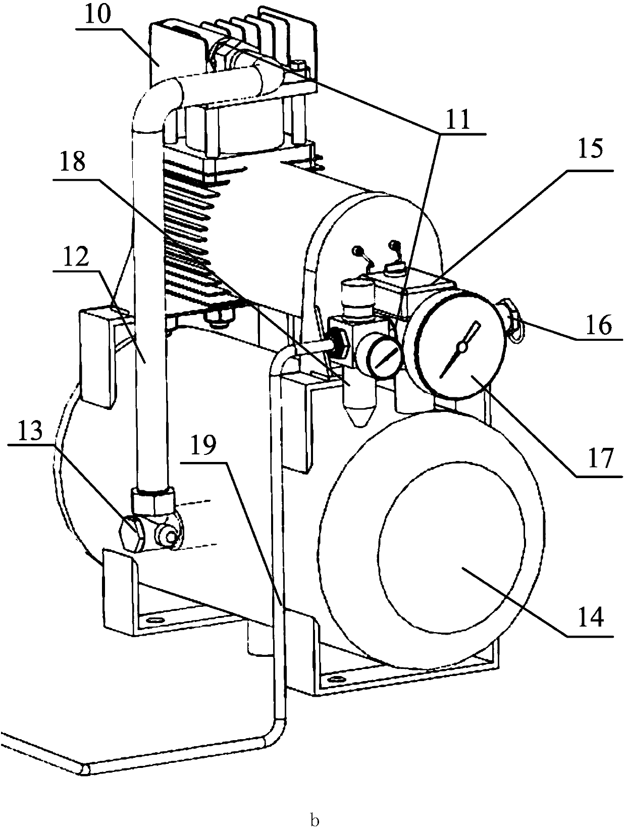 Movable sealing device for large-opening rear cabin door of armored vehicle