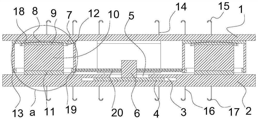 A three-dimensional shock-isolation bearing