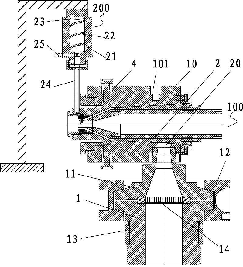 Production equipment for dual-color insulated wire