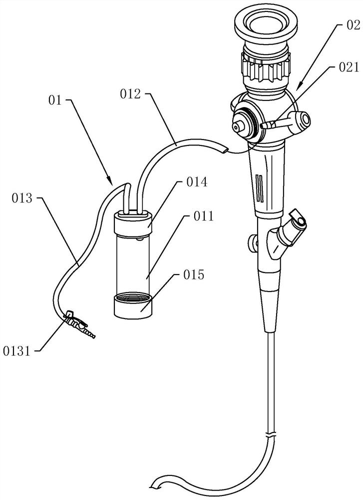 A separable liquid-collecting type sputum suction device