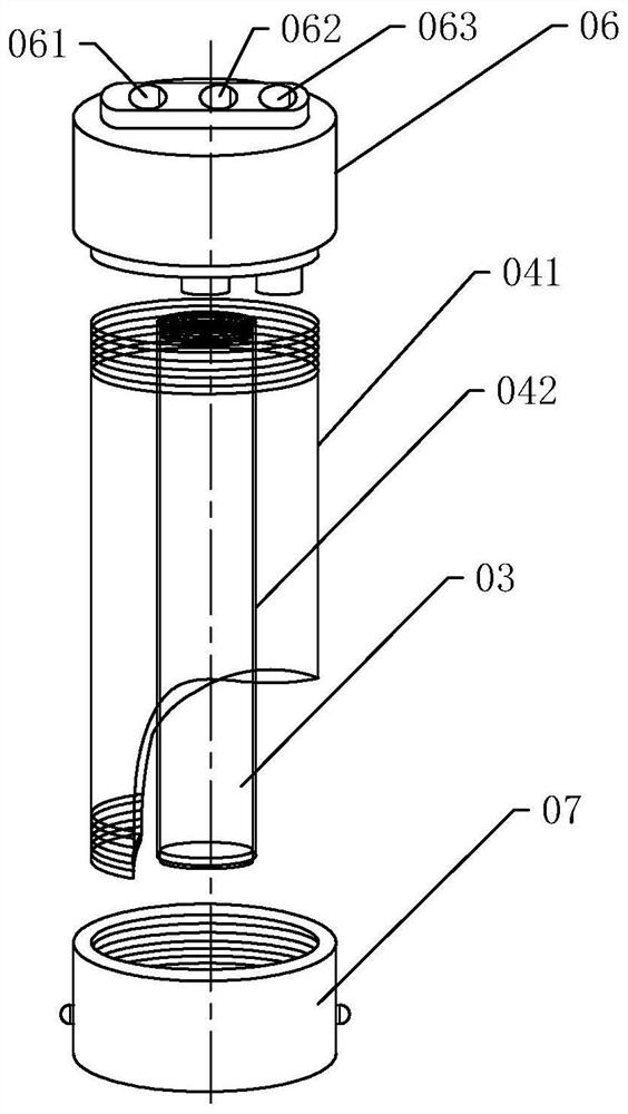 A separable liquid-collecting type sputum suction device