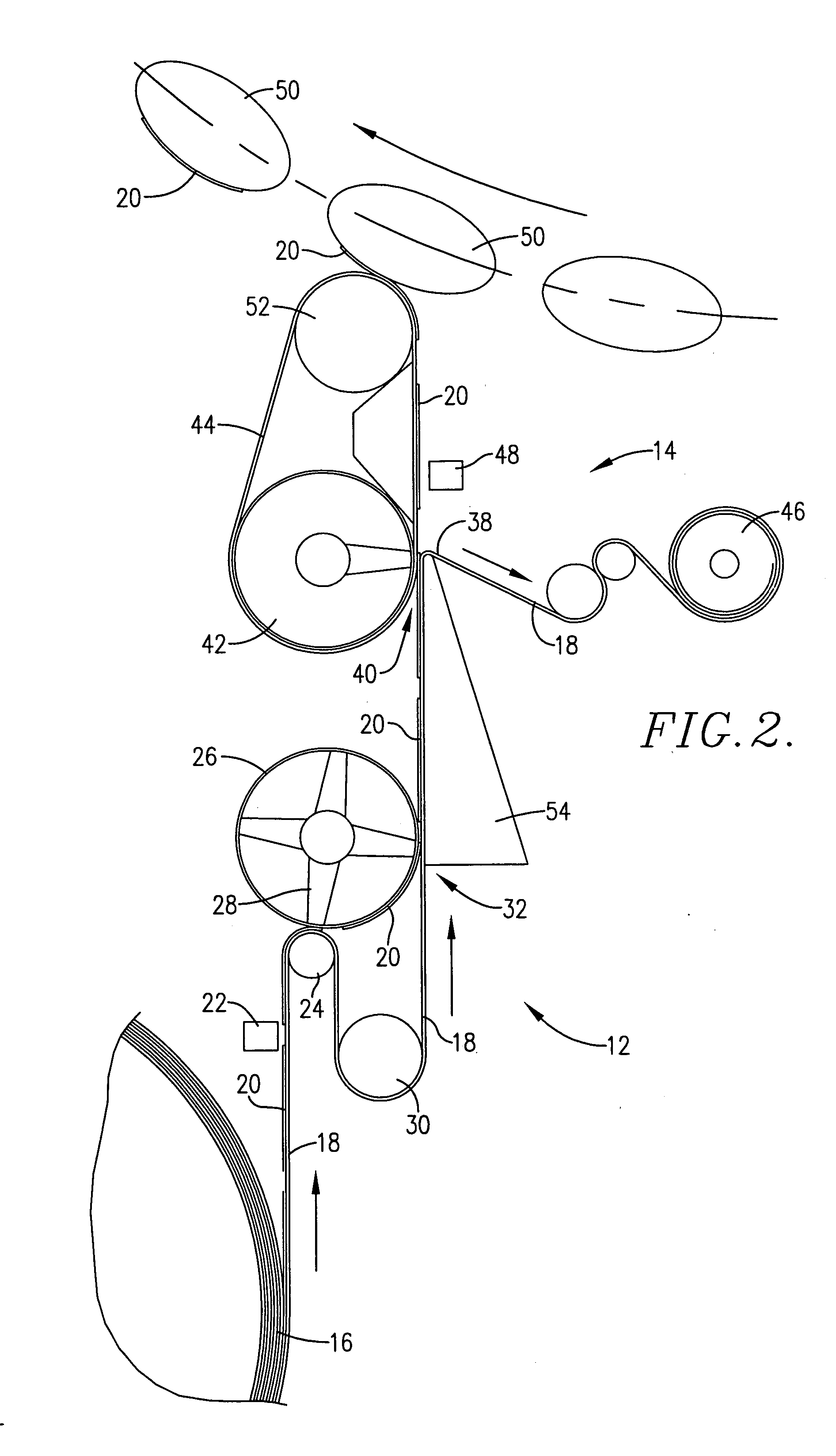 Method and apparatus for separating labels from a liner