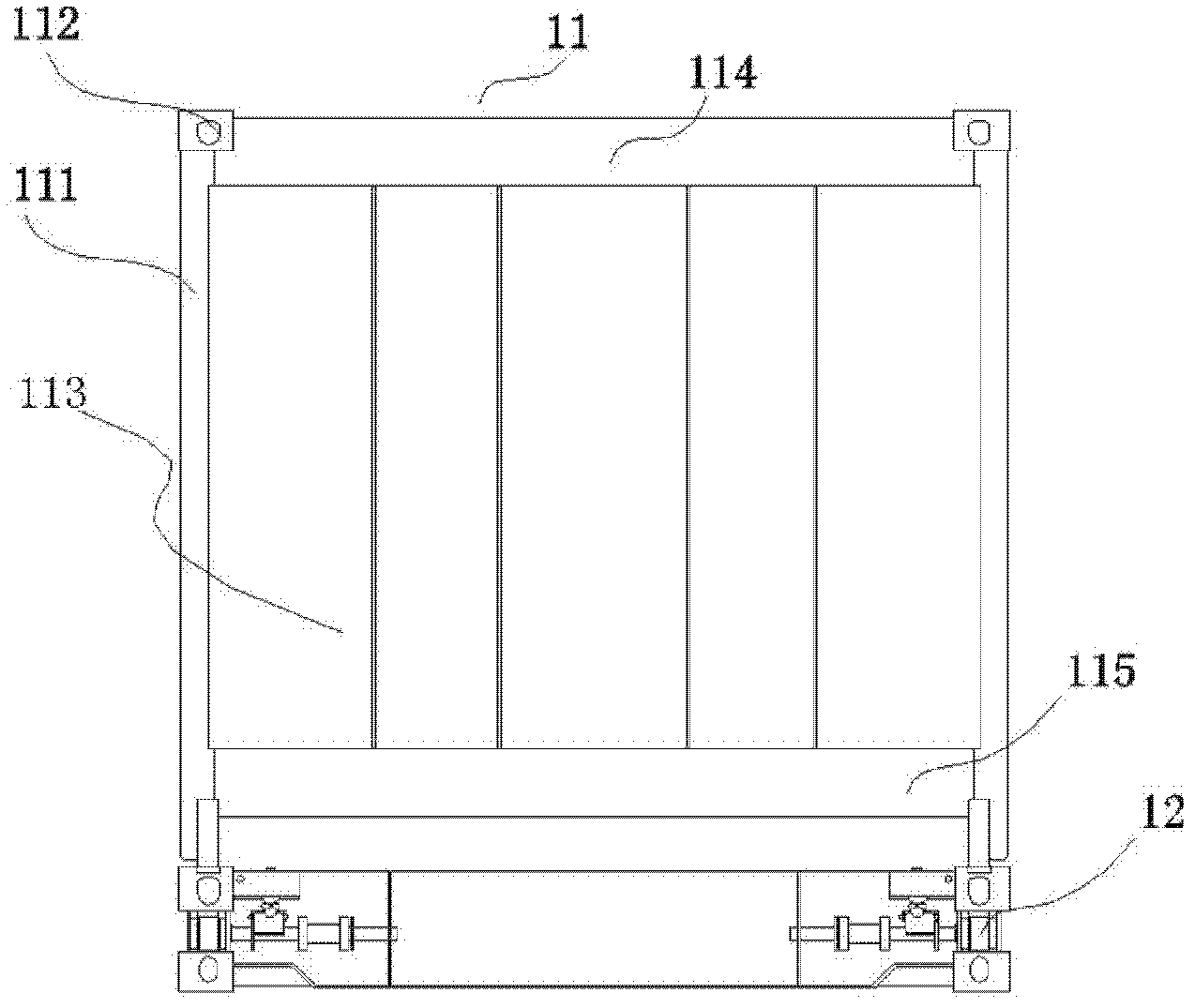 Novel foldable container and assembling method thereof