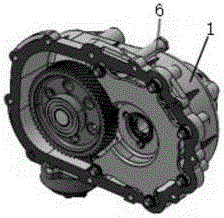 Coaxially integrated new energy vehicle speed reducer