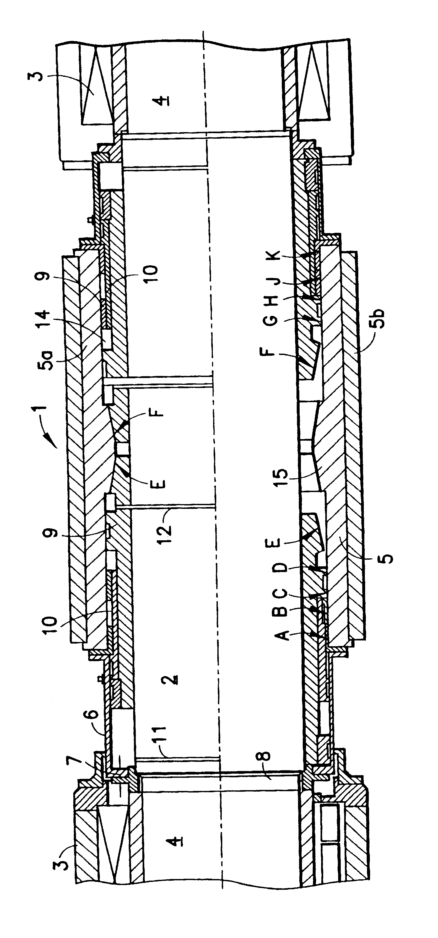 Back-up or intermediate roller for producing a flat rolled product in a rolling mill