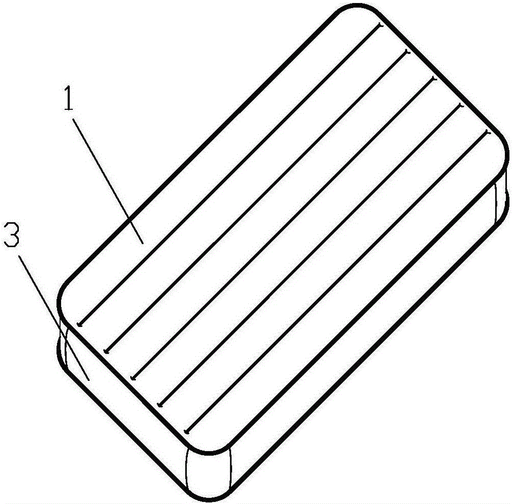 Straight-brace inflatable mattress and manufacture method thereof