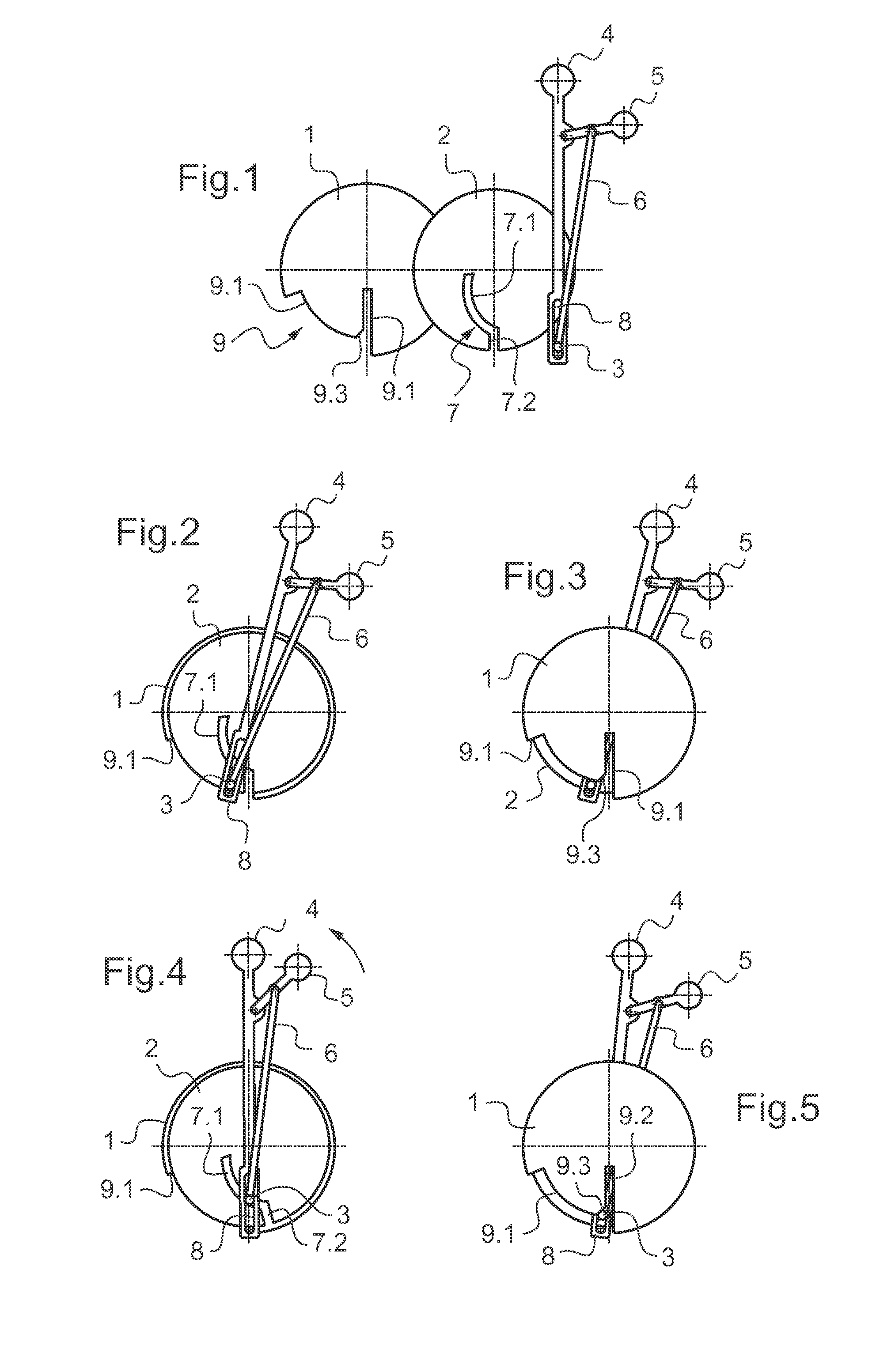 Aircraft throttle control device including a cam coupling