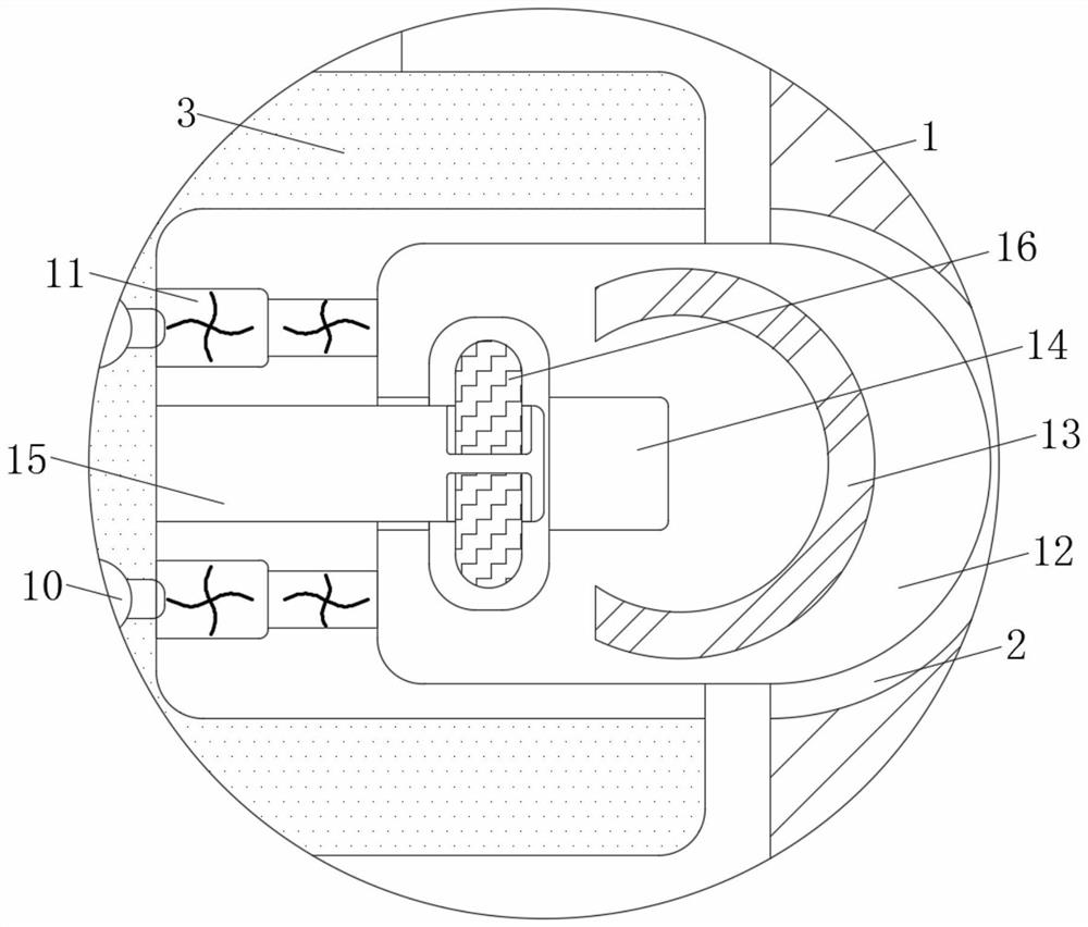 New material stirring device capable of effectively preventing too high stirring speed