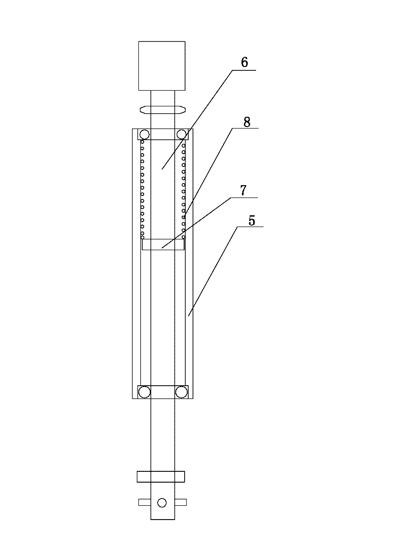 Automatic furnace-entering heating and automatic exiting mechanism for glass bars