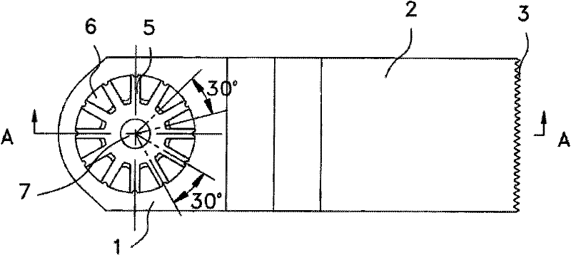 Working elements that can be adapted to various shaft ends