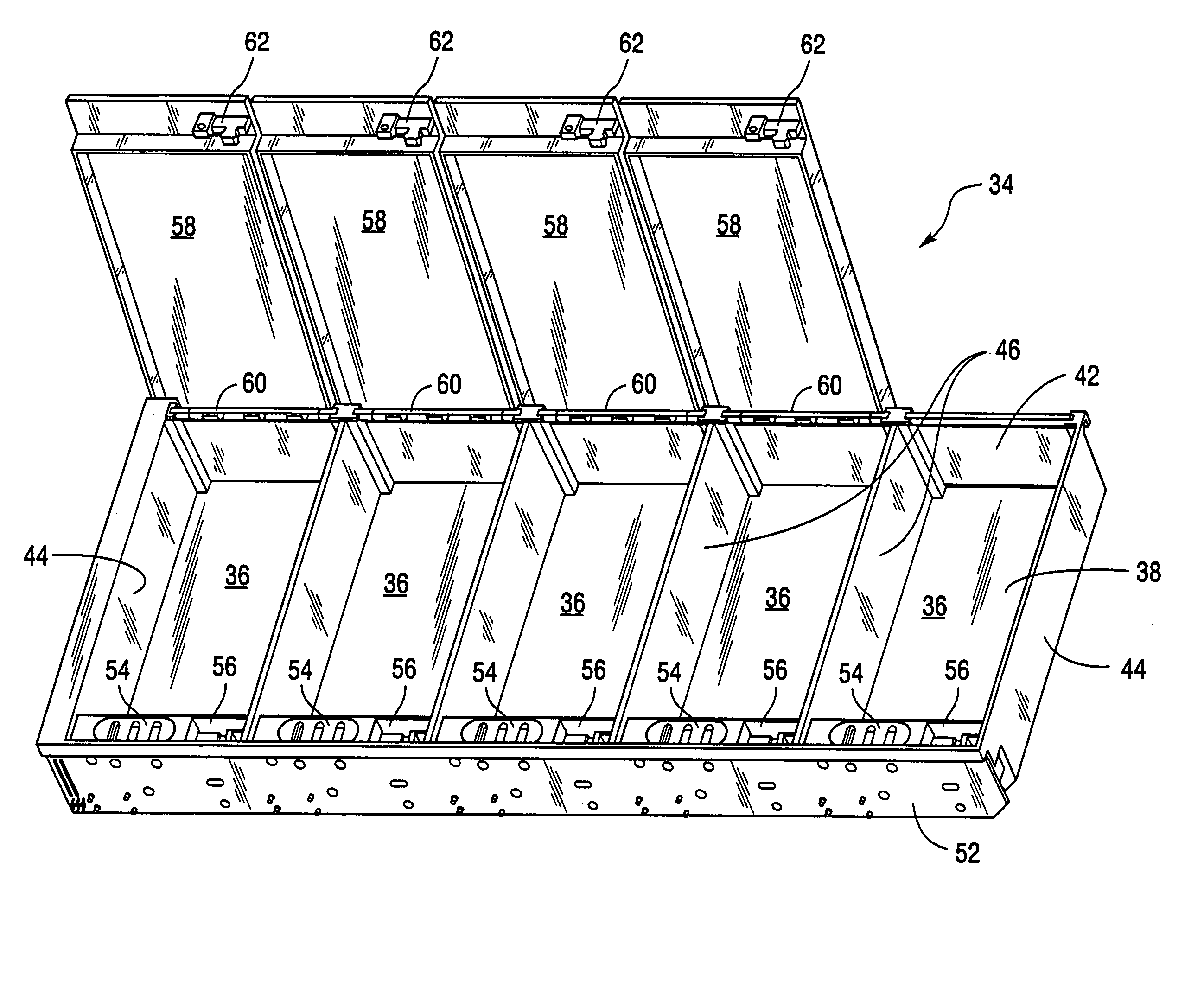 High capacity drawer with mechanical indicator for a dispensing device