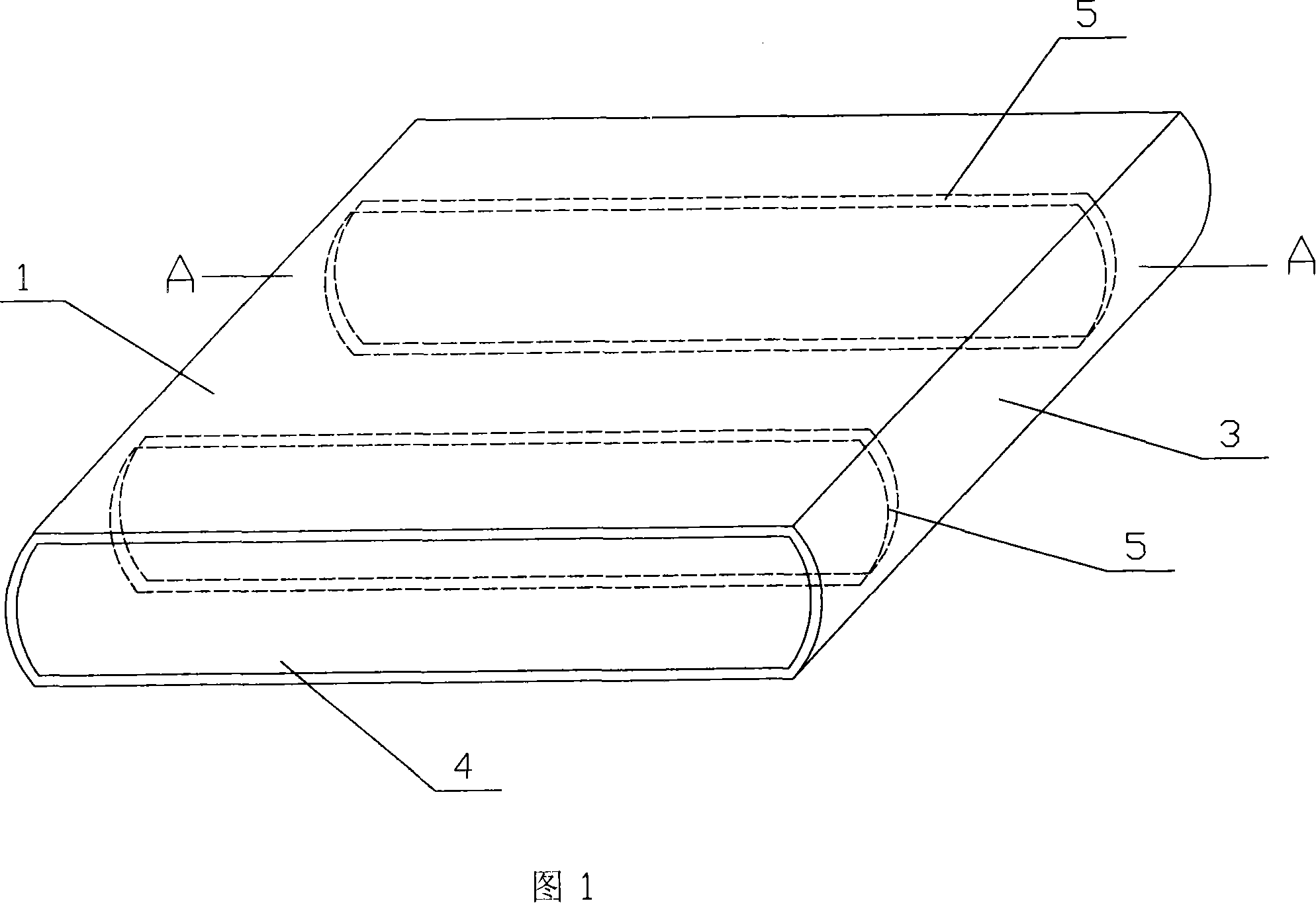 Cavity polyhedron filling block and method of processing the same