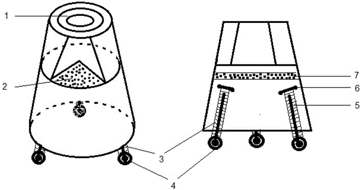 Simple climbing stool for laboratories