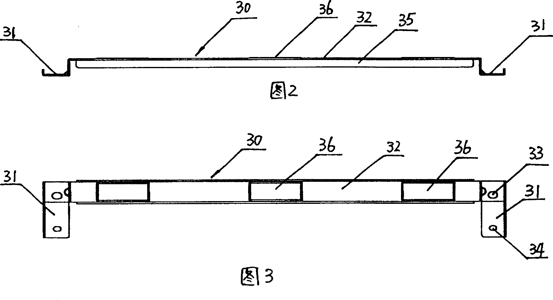 Distortion of front faceplate protected back projective TV set