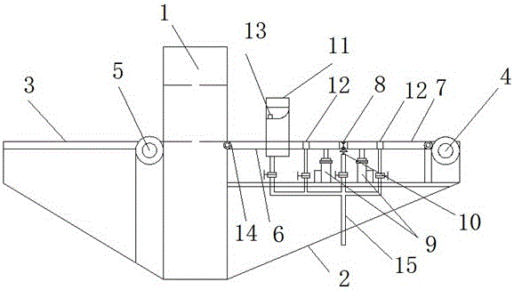 Auxiliary feeding system for gantry cutting machine