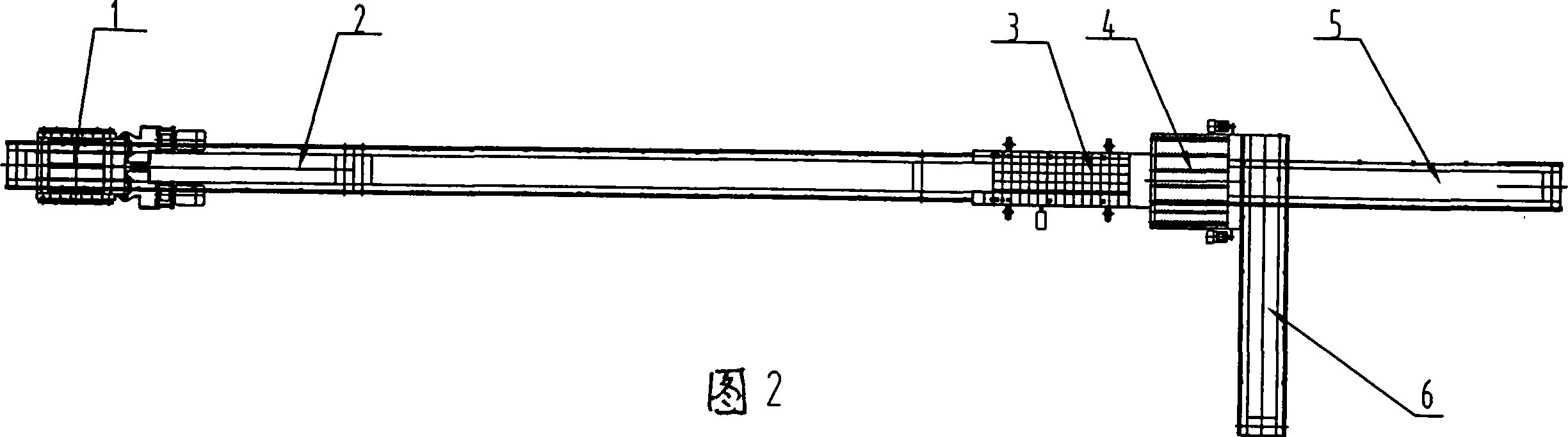 Gangue separating method and device for mine