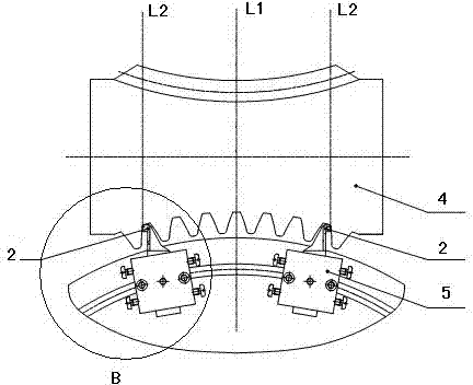 Machining method for high-precision straight outline ring surface worm gear pair