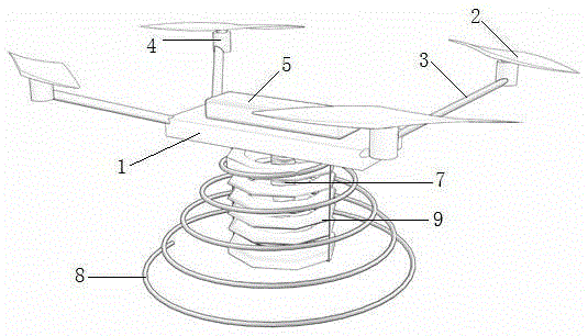 Broad-spectrum moth trap UAV