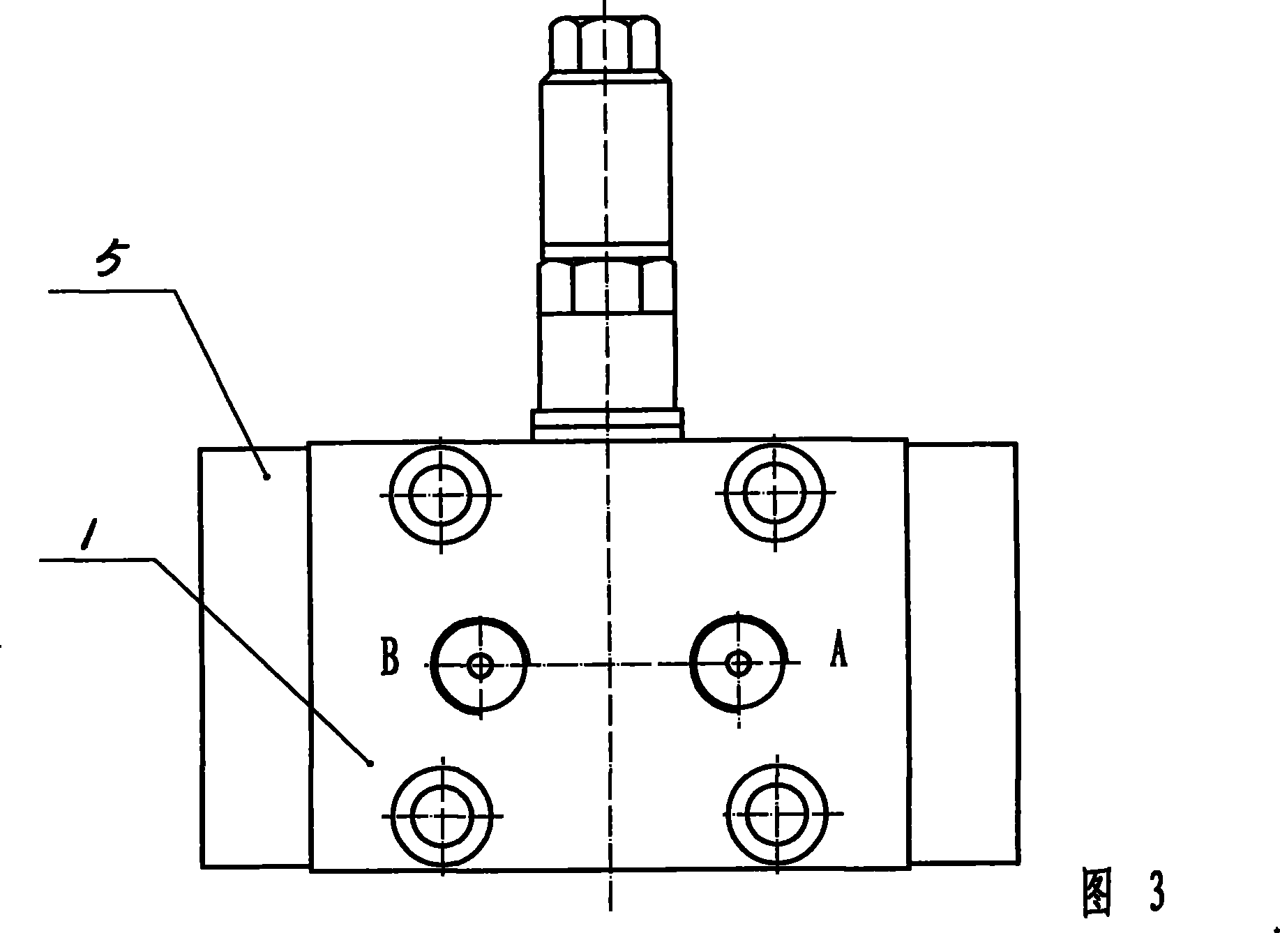 Hydraulic pressure pressure-regulating automatic reverse combined valve for double line grease lubricating system