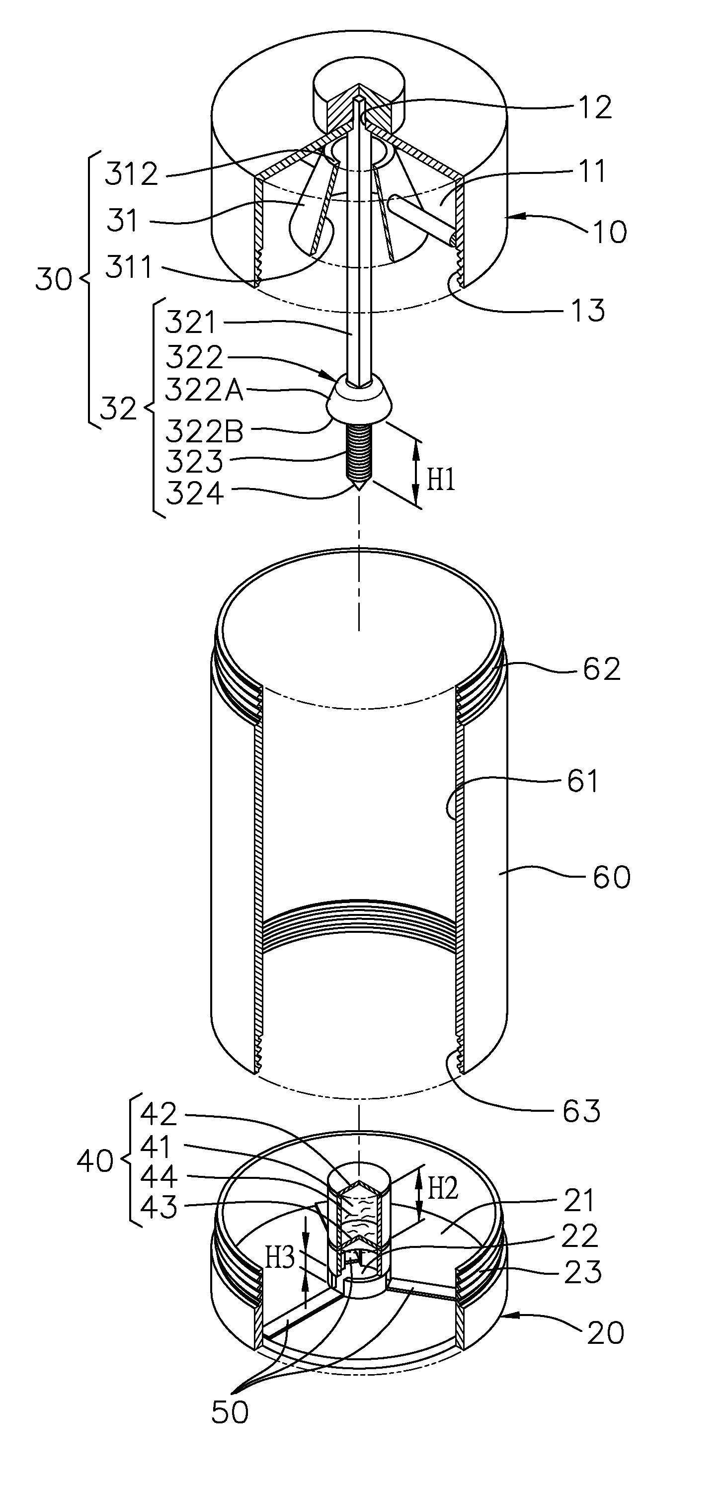 Device for fecal occult blood test