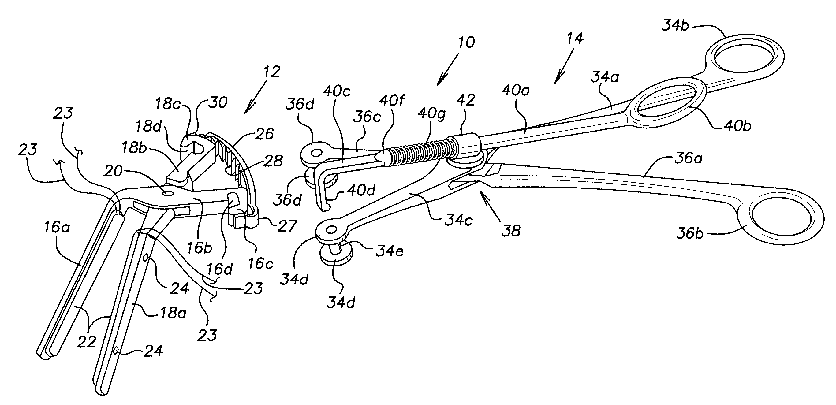 Surgical clamp assembly with electrodes