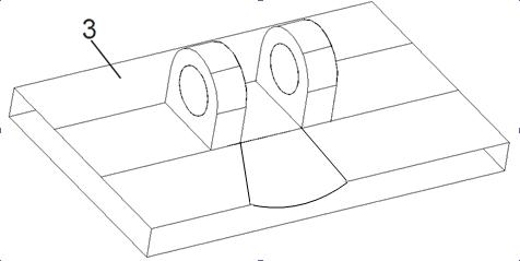 Supporting device for arched steel among beam columns