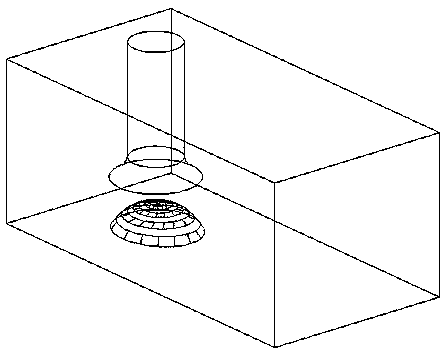 Water inlet structure vortex control device based on equal difference variable diameter arc