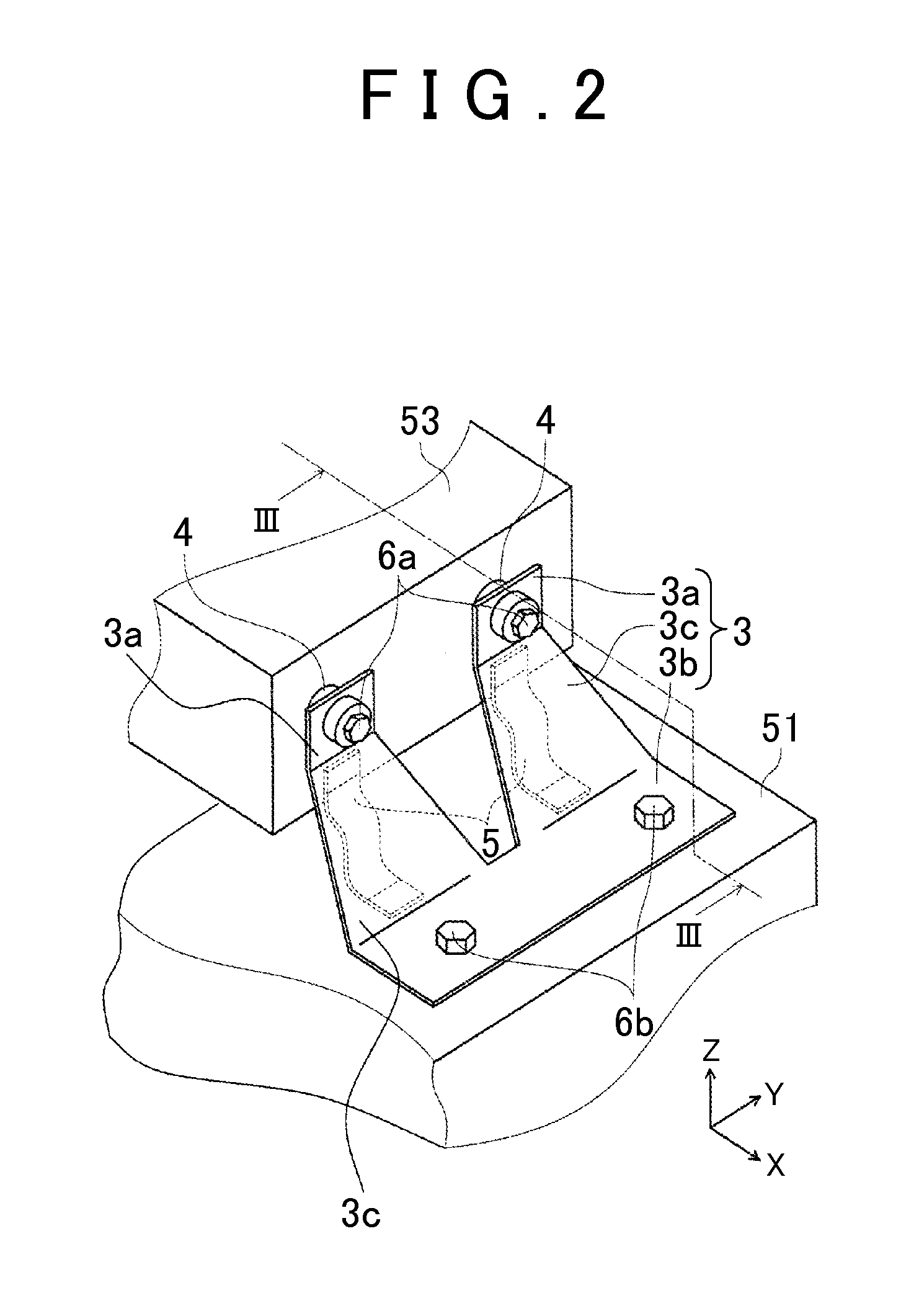 In-vehicle structure for inverter and bracket unit for inverter