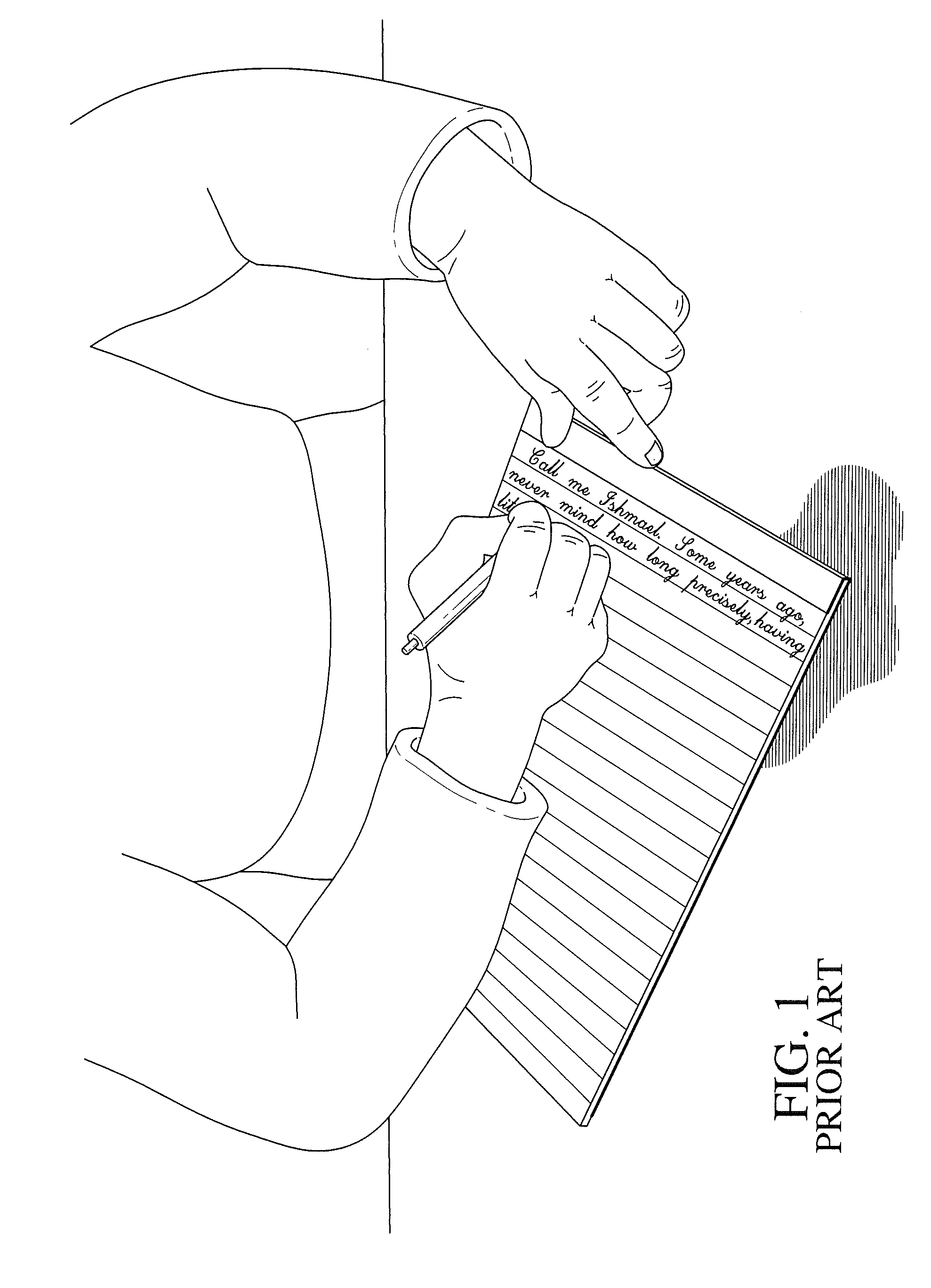 Ergonomically enhanced System and Method for Handwriting