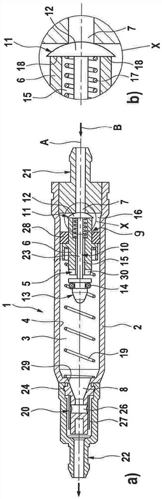 Device for the volume-controlled portioning of cleaning fluid