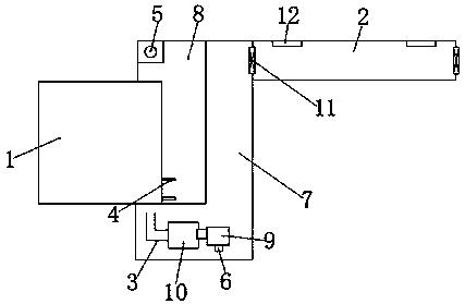 Environment-friendly garbage bin heating system