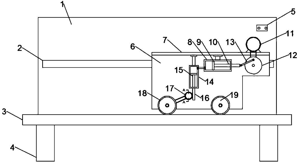 Mechanical automatic structure demonstration teaching device