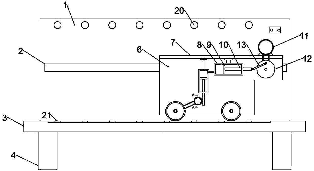 Mechanical automatic structure demonstration teaching device