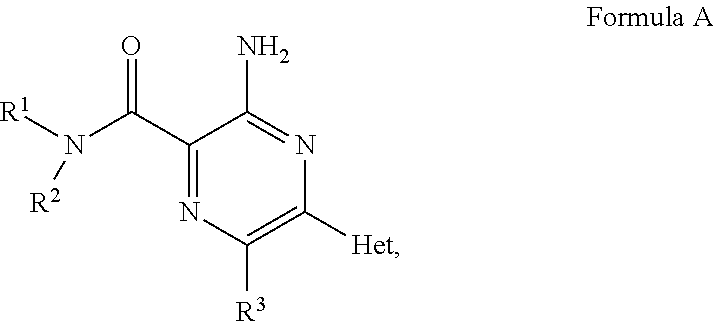 Aminopyrazine compounds with A2A antagonist properties