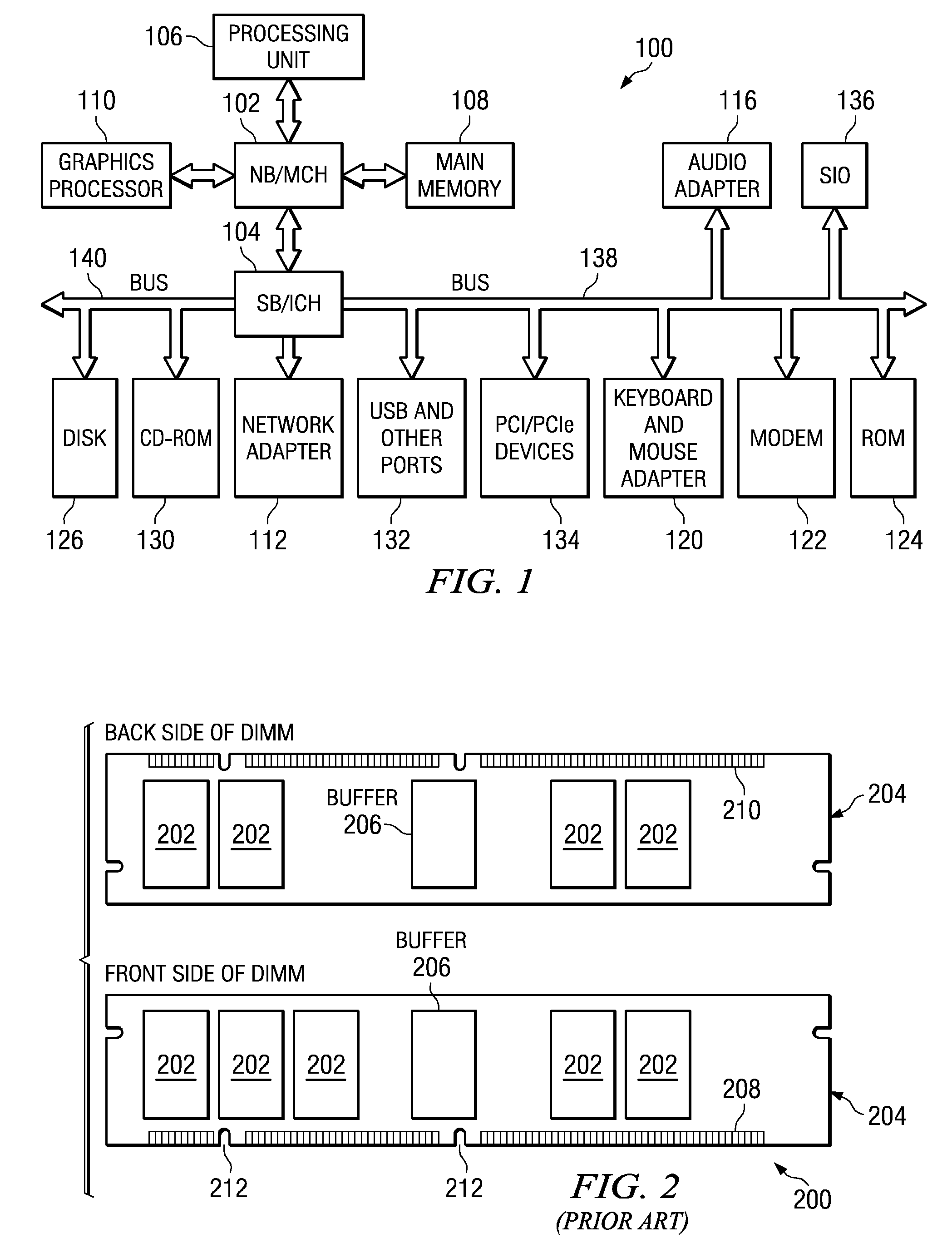 Buffered Memory Module Supporting Double the Memory Device Data Width in the Same Physical Space as a Conventional Memory Module