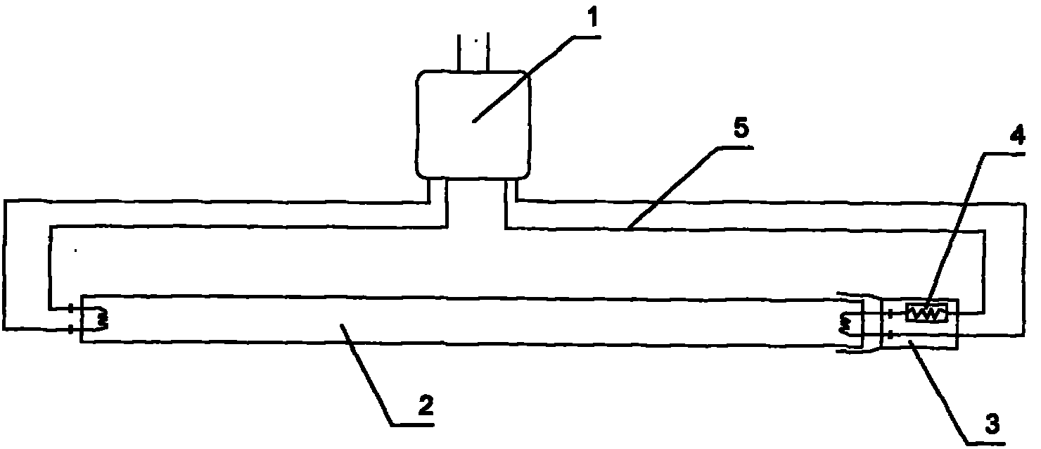 Energy-saving fluorescent lamp applicable to electronic ballast