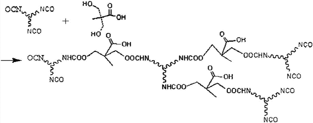 Preparation method of water-based aliphatic polyurethane adhesive for electronic process protection