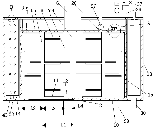 Multi-shaft disturbance type traditional Chinese medicine decocting barrel