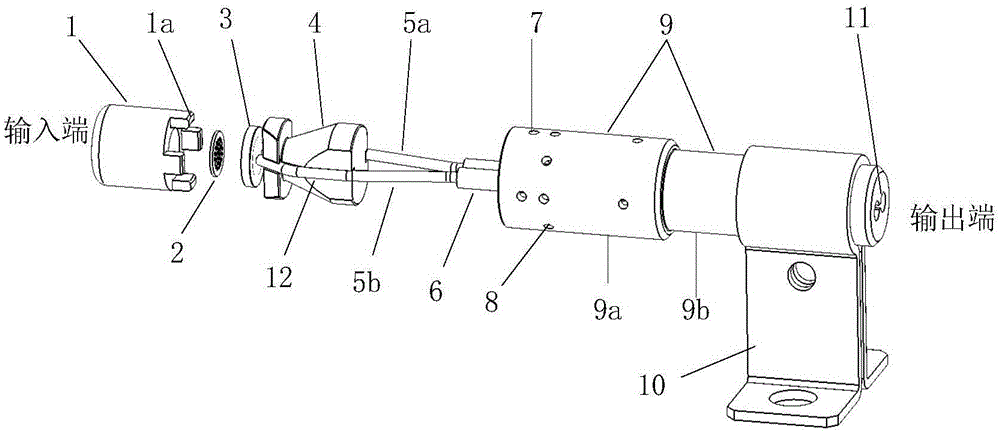 Inclined-angle type double-fiber arc light detection probe