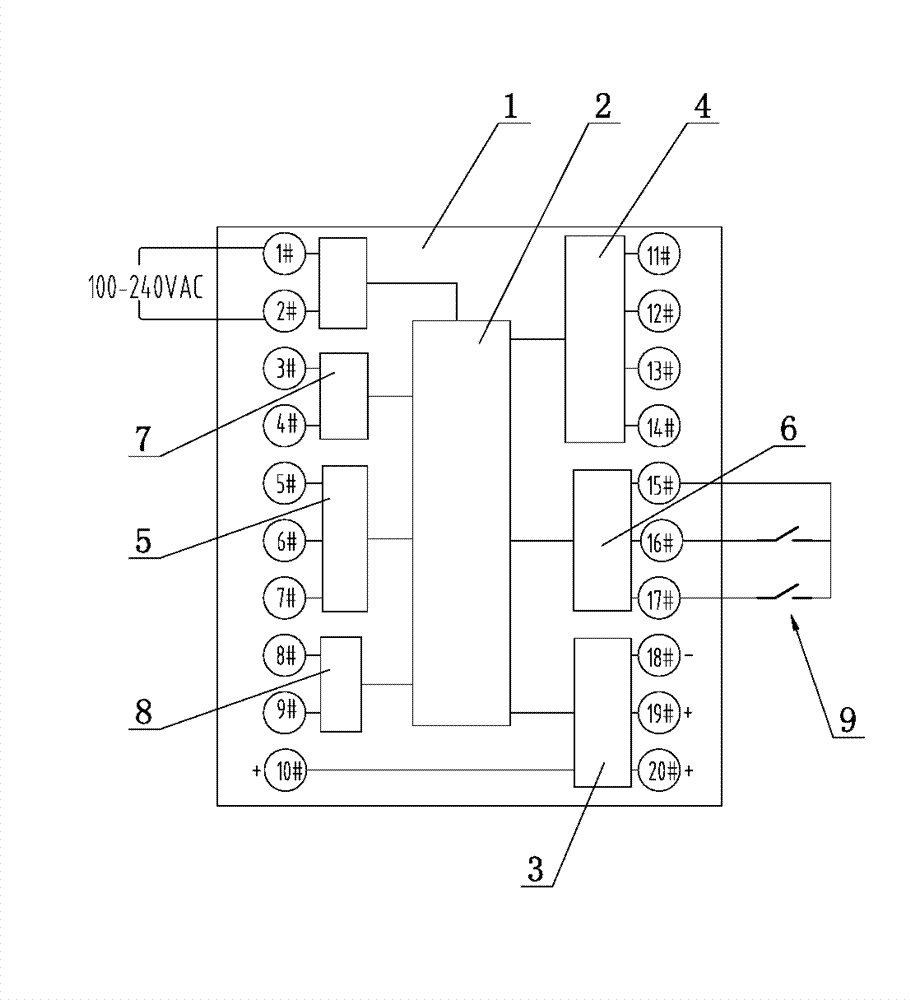 Novel temperature control device and application method thereof