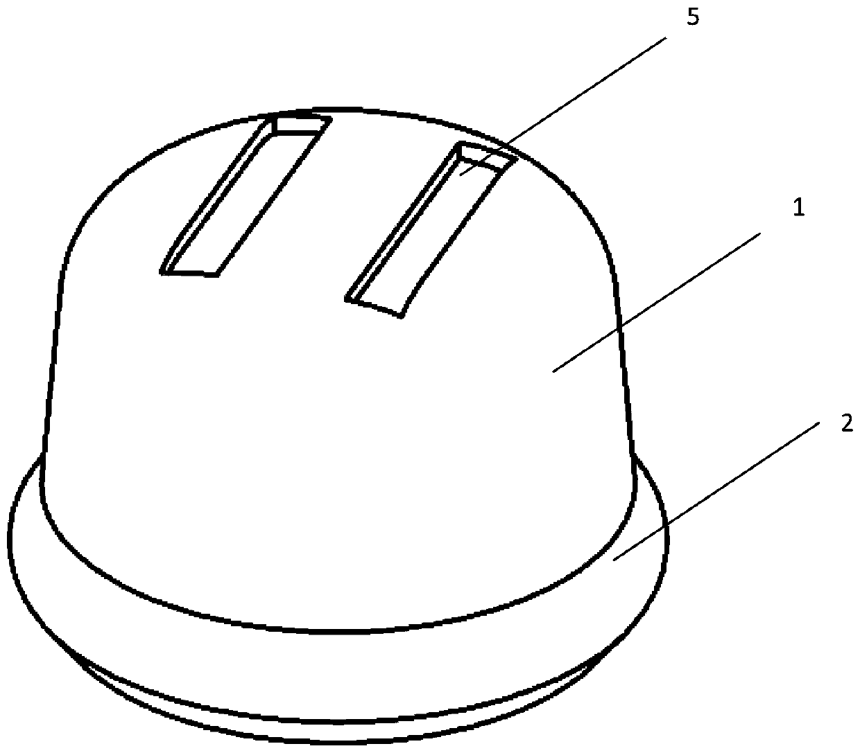 Insulator steel cap and manufacturing method