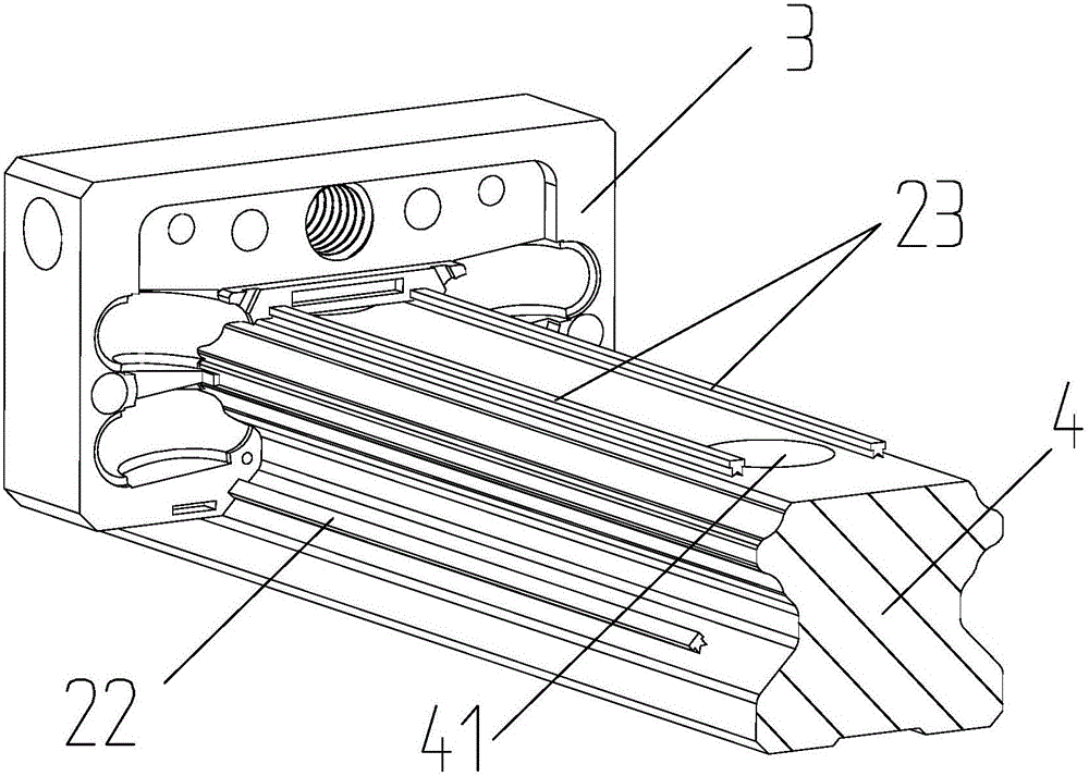 Linear guide rail slide block