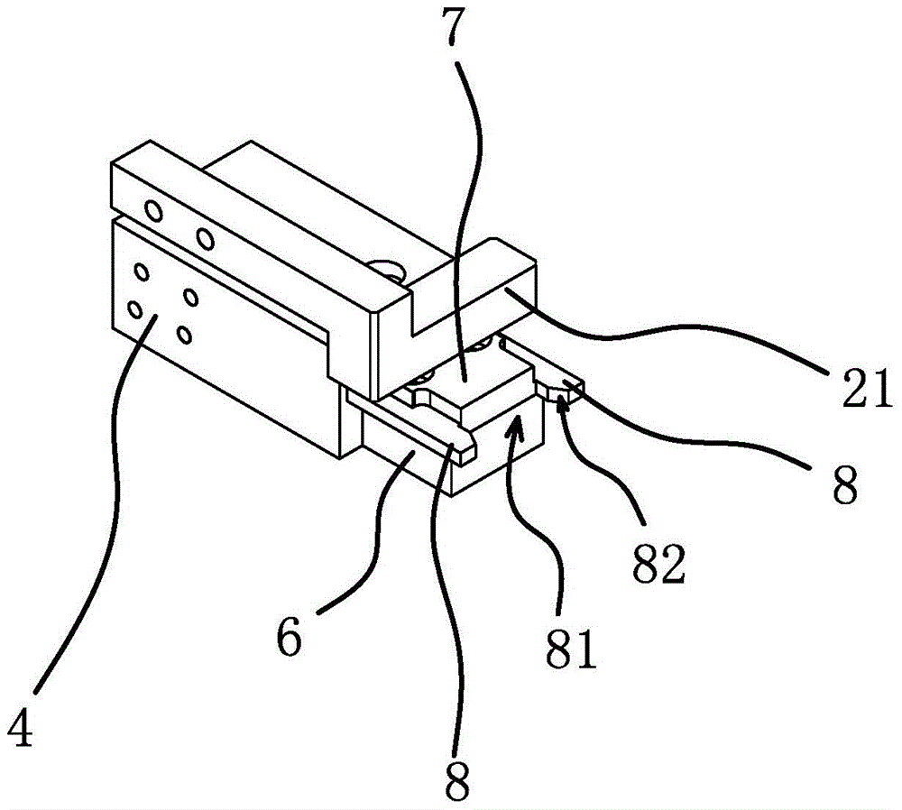 A cable tie binding heat sealing mechanism on an infusion set assembly machine
