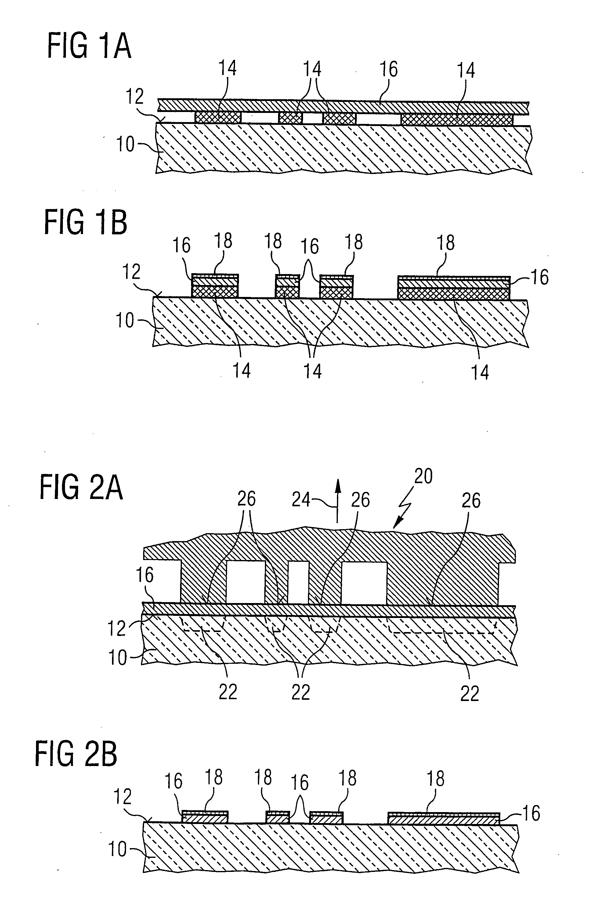 Process for producing a structured metal layer on a substrate body, and substrate body having a structured metal layer