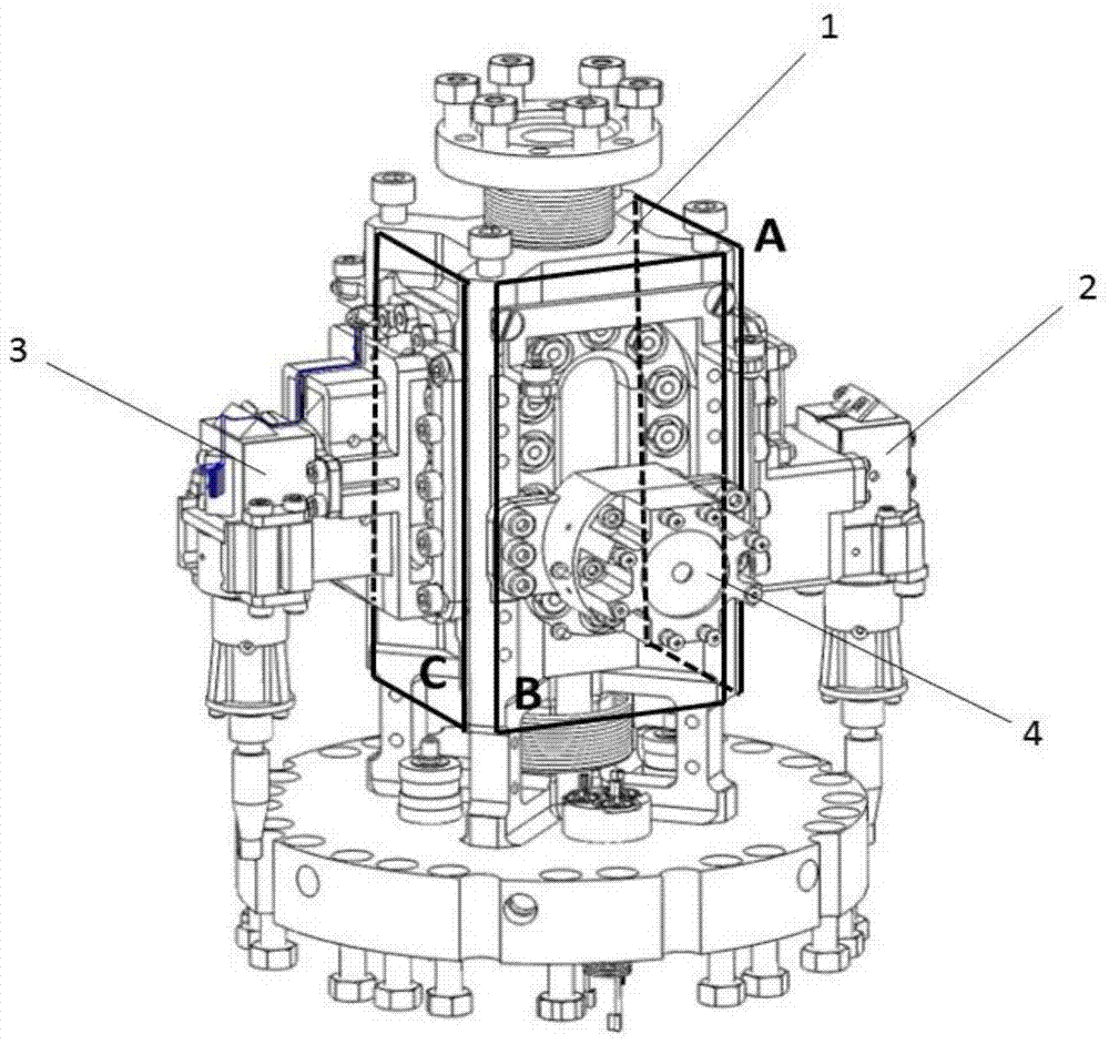 Integrated cold atom dual-level detection device