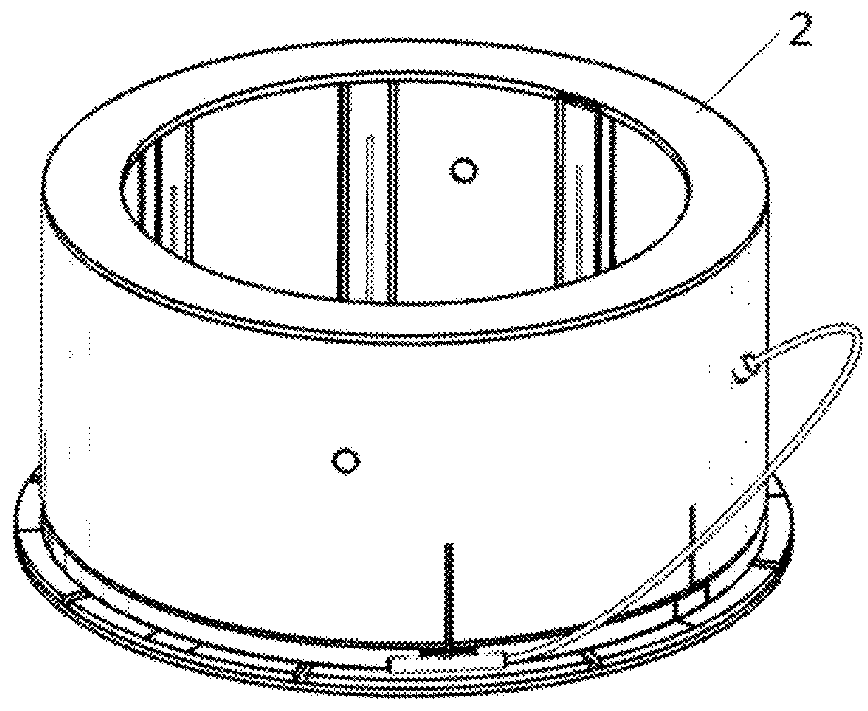 Method for remanufacturing ultra-large copper nut
