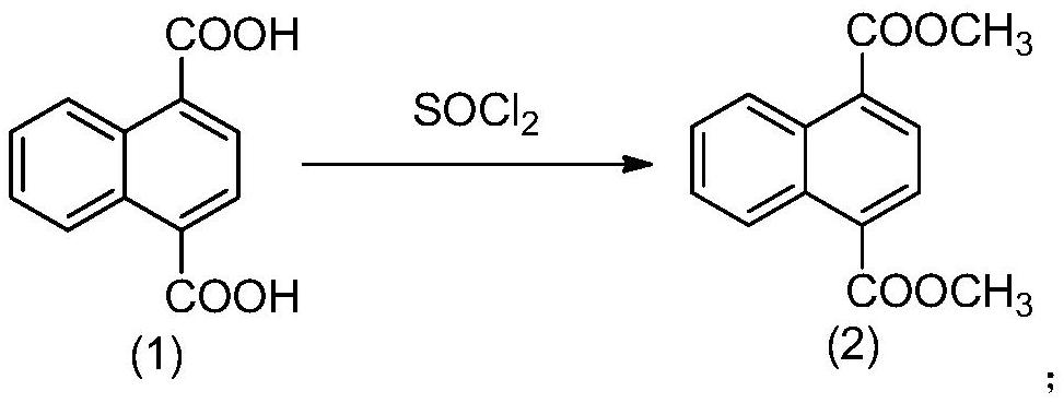 Method for preparing 4-acetyl-1-naphthoic acid