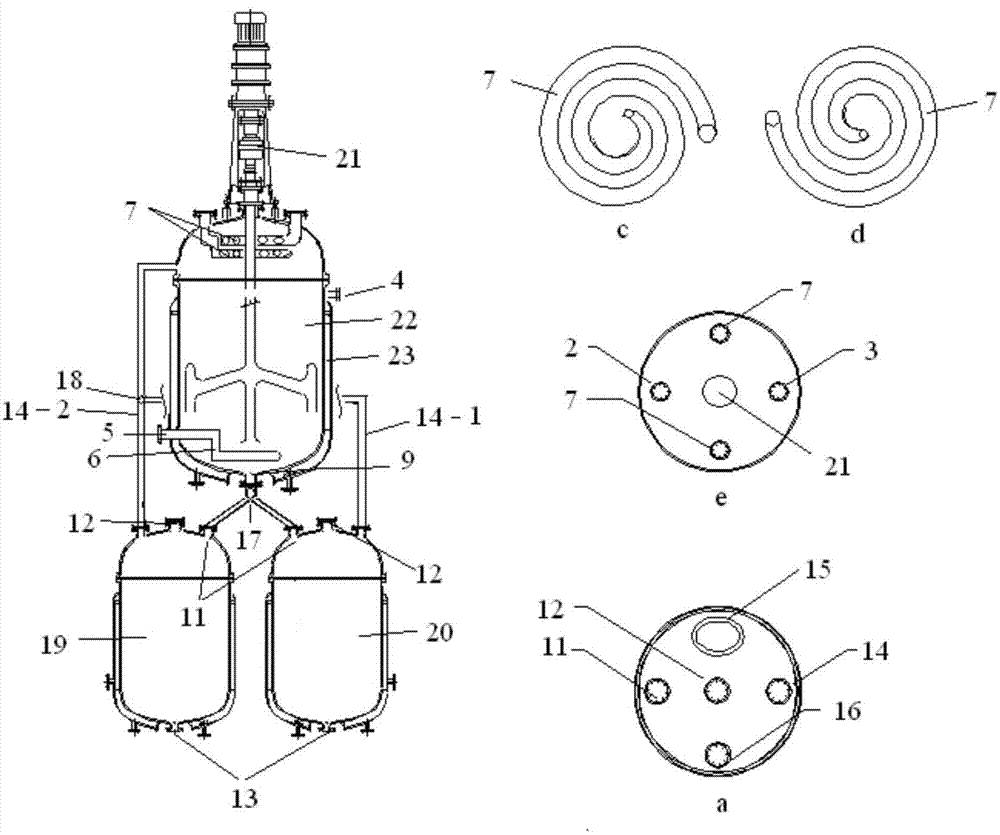 Method for producing KA oil and adipic acid through oxidizing cyclohexane with air on basis of gas-liquid-solid heterogeneous reaction separation synchronization reactor