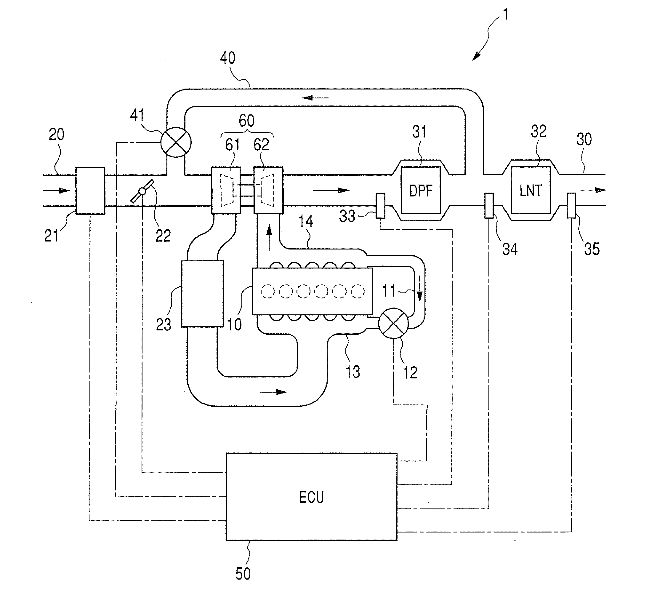 Exhaust gas cleaning apparatus for lean burn internal combustion engine